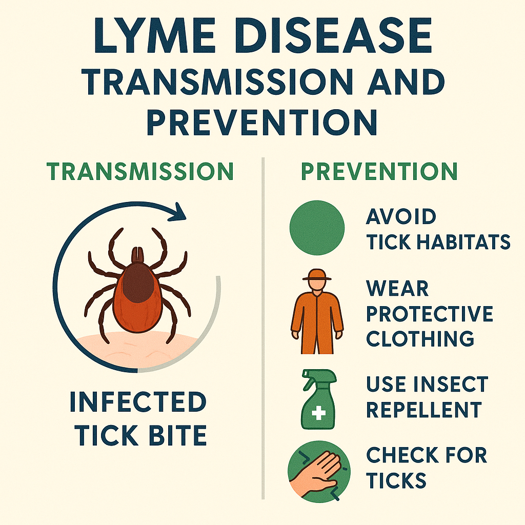 Lyme disease transmission and prevention